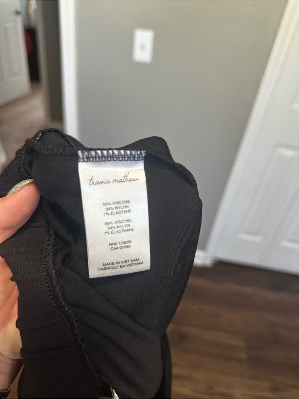 Travis Mathew Black Drawstring Shorts - Picture 4 of 4